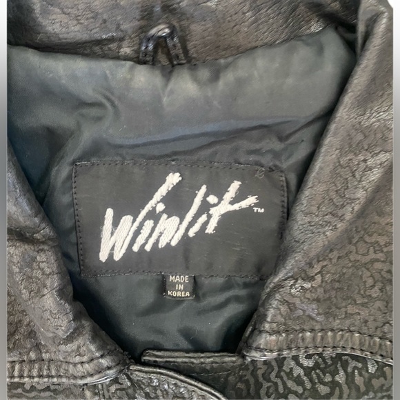 Winlit 80's leather jacket - Picture 4 of 6